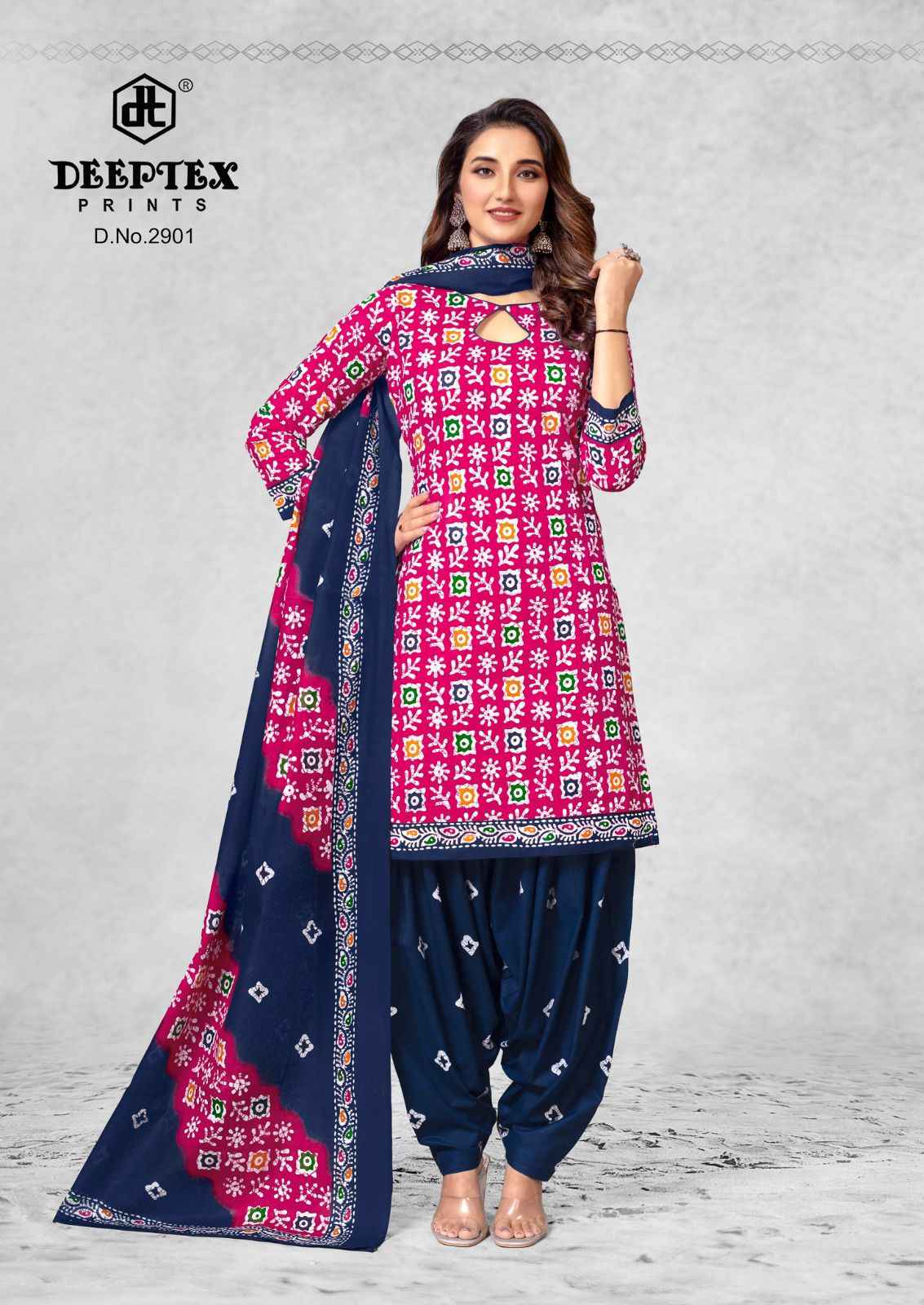 Deeptex Batik Plus Vol 29 Cotton Dress Material 10 pcs Catalogue