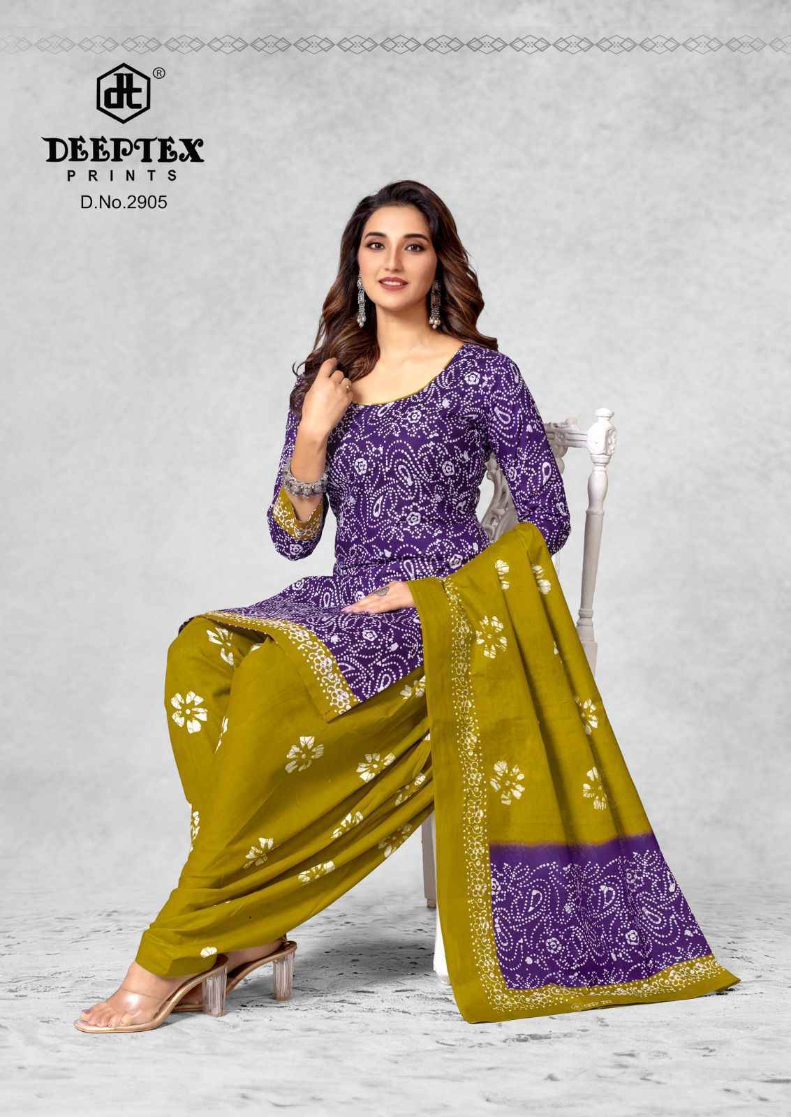 Deeptex Batik Plus Vol 29 Cotton Dress Material 10 pcs Catalogue