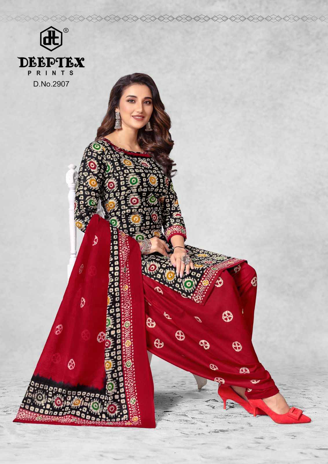 Deeptex Batik Plus Vol 29 Cotton Dress Material 10 pcs Catalogue