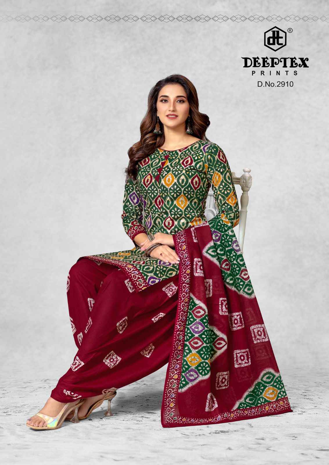 Deeptex Batik Plus Vol 29 Cotton Dress Material 10 pcs Catalogue