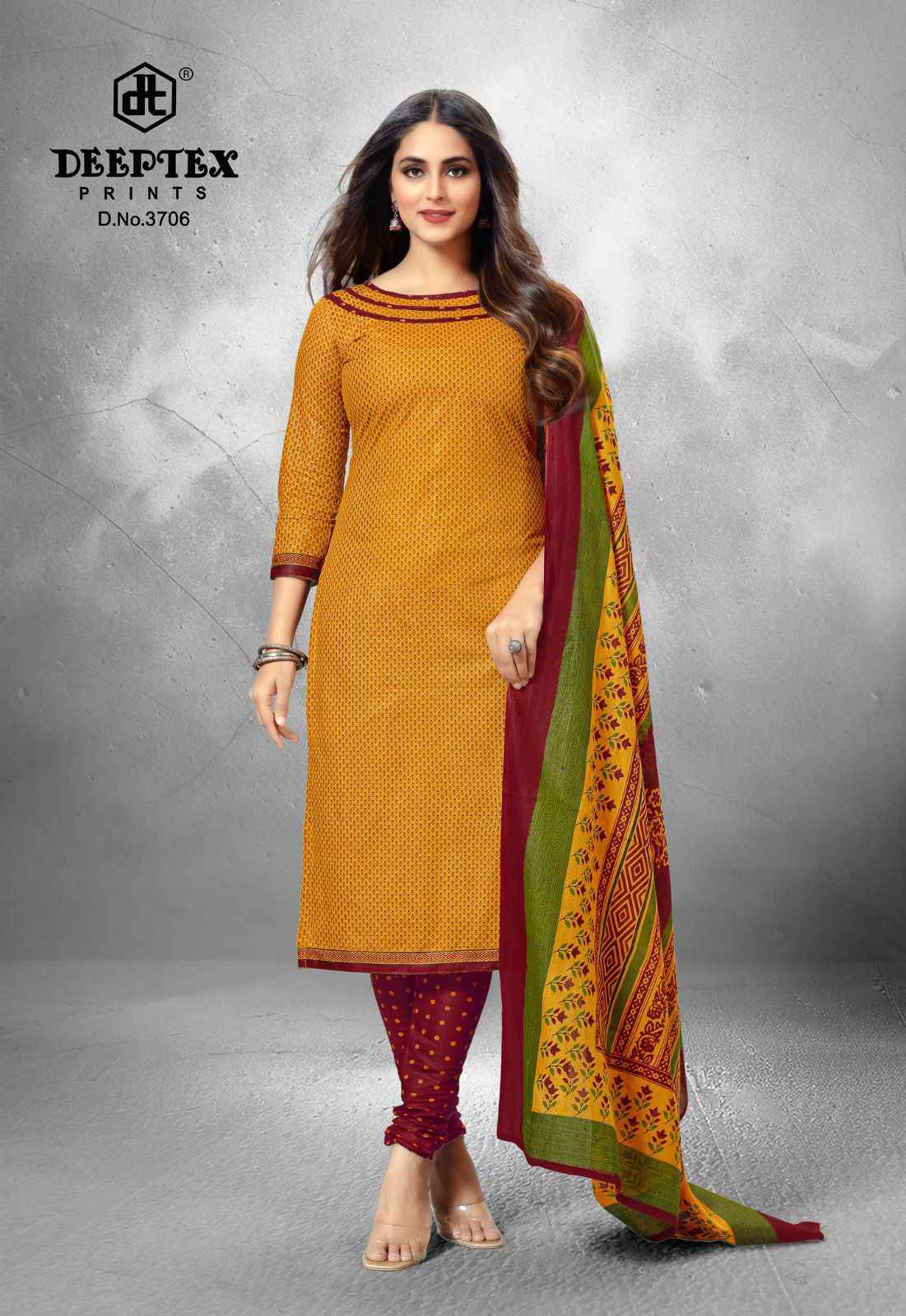 Deeptex Chief Guest Vol 37 Cotton Dress Material 15 pcs Catalogue