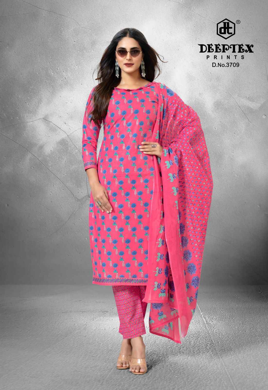Deeptex Chief Guest Vol 37 Cotton Dress Material 15 pcs Catalogue