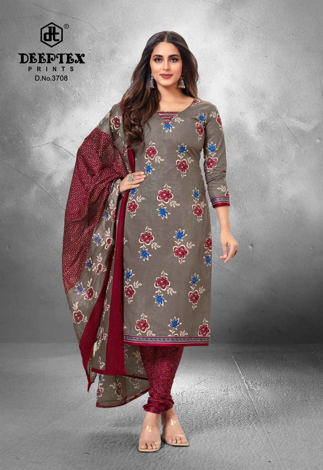 Deeptex Chief Guest Vol 37 Cotton Dress Material 15 pcs Catalogue