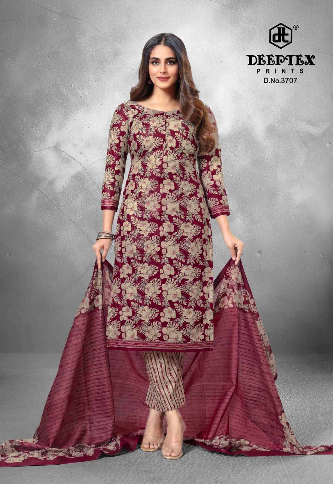 Deeptex Chief Guest Vol 37 Cotton Dress Material 15 pcs Catalogue
