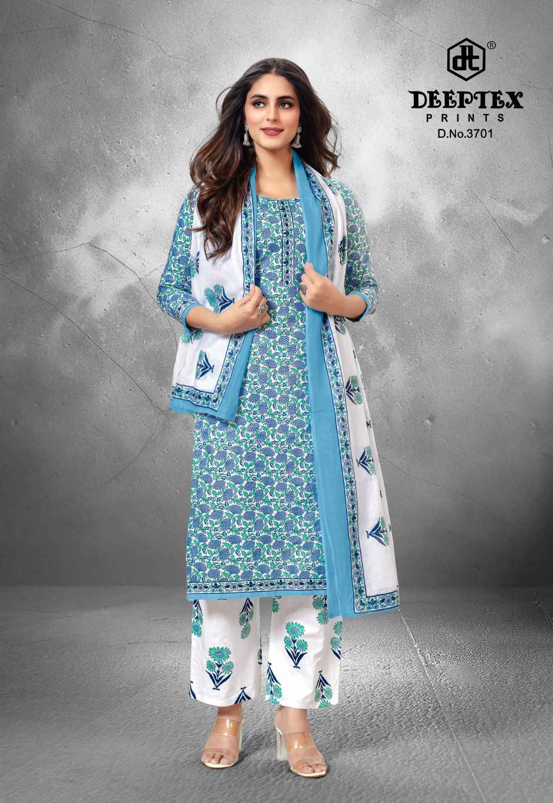 Deeptex Chief Guest Vol 37 Cotton Dress Material 15 pcs Catalogue