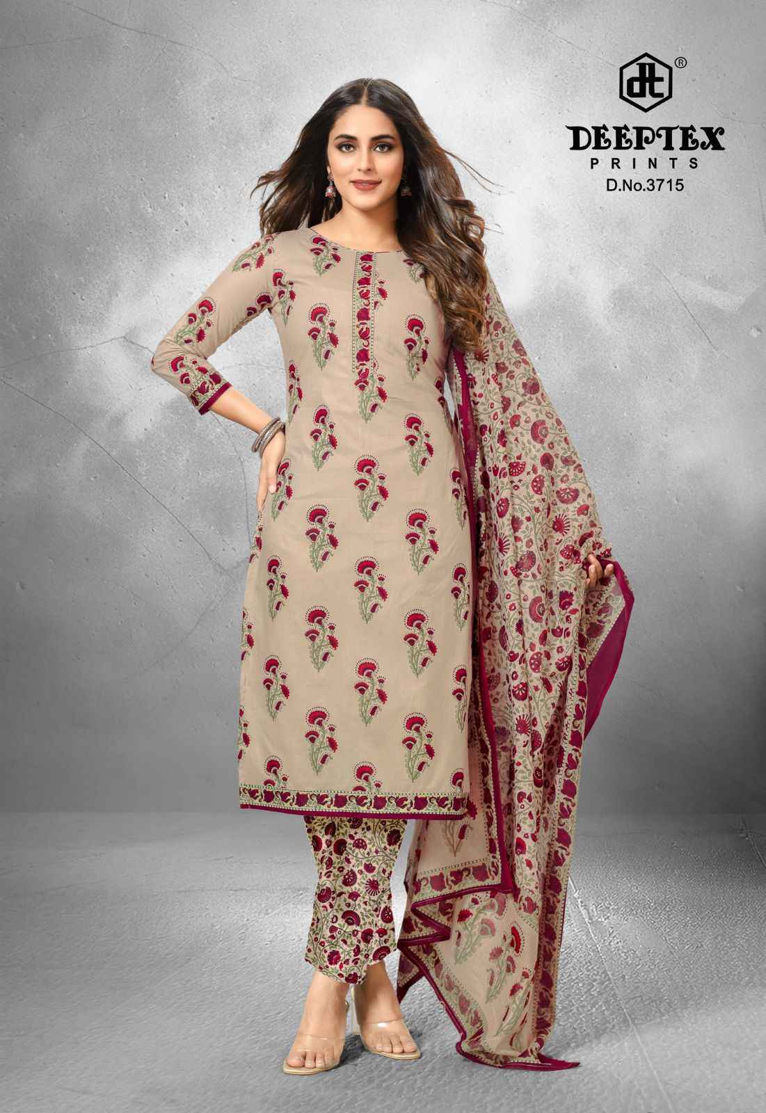 Deeptex Chief Guest Vol 37 Cotton Dress Material 15 pcs Catalogue