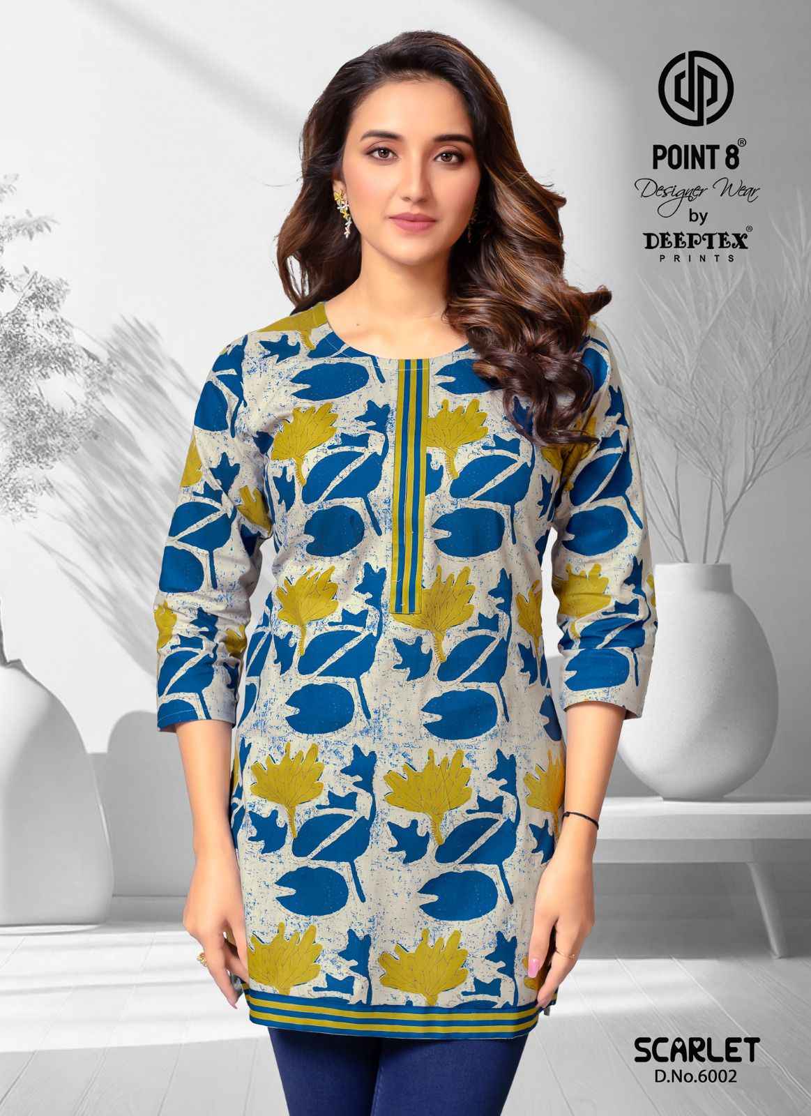 Deeptex Scarlet Vol 6 Short Cotton Tops 10 pcs Catalogue