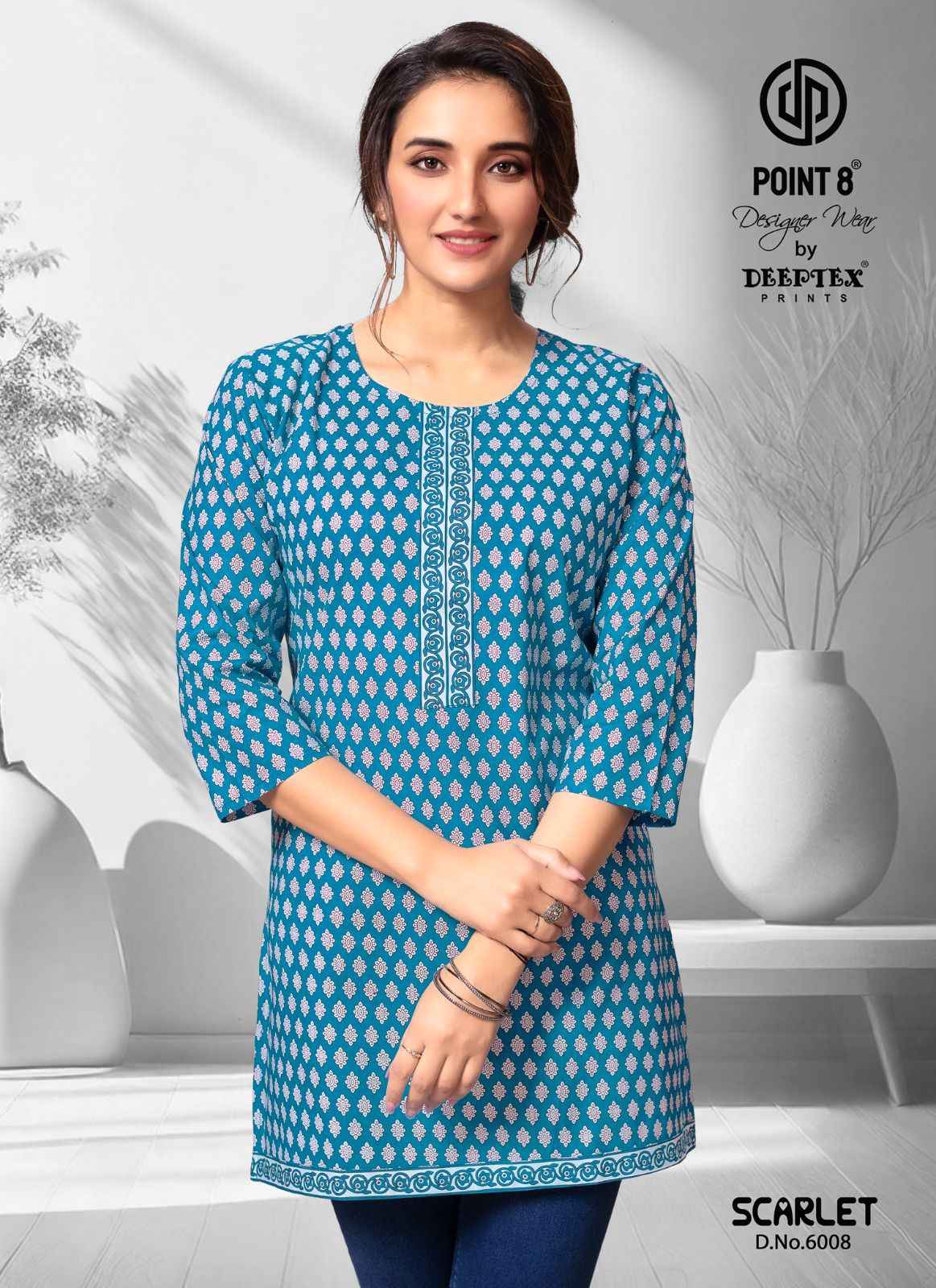Deeptex Scarlet Vol 6 Short Cotton Tops 10 pcs Catalogue