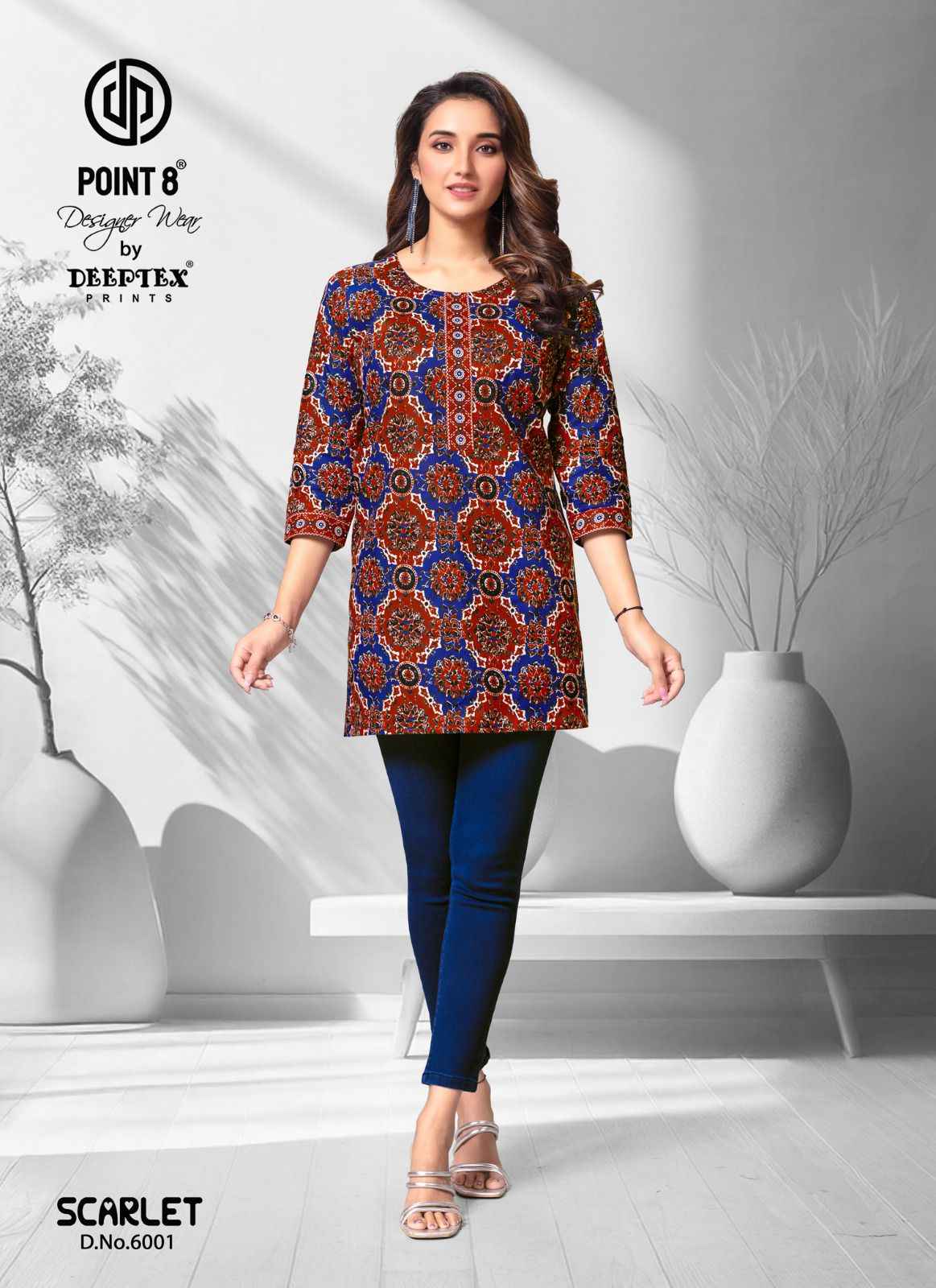 Deeptex Scarlet Vol 6 Short Cotton Tops 10 pcs Catalogue