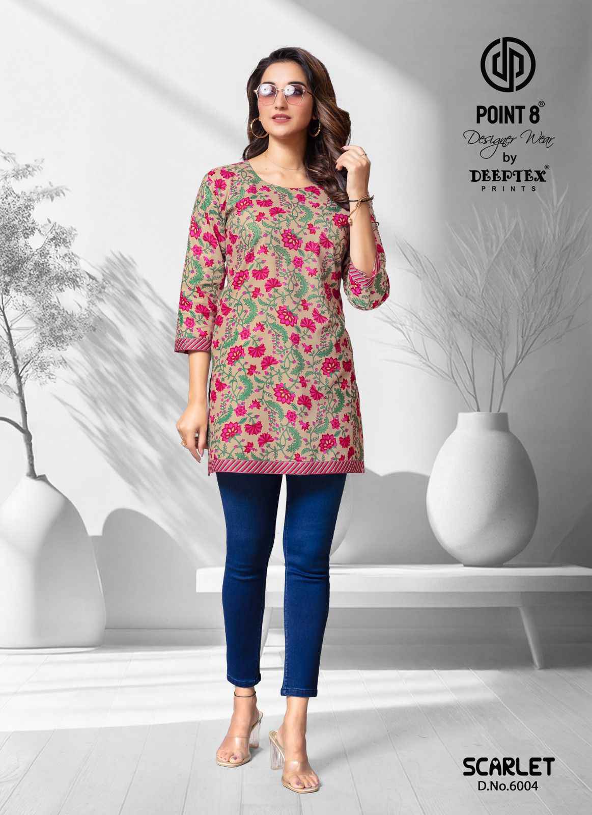 Deeptex Scarlet Vol 6 Short Cotton Tops 10 pcs Catalogue
