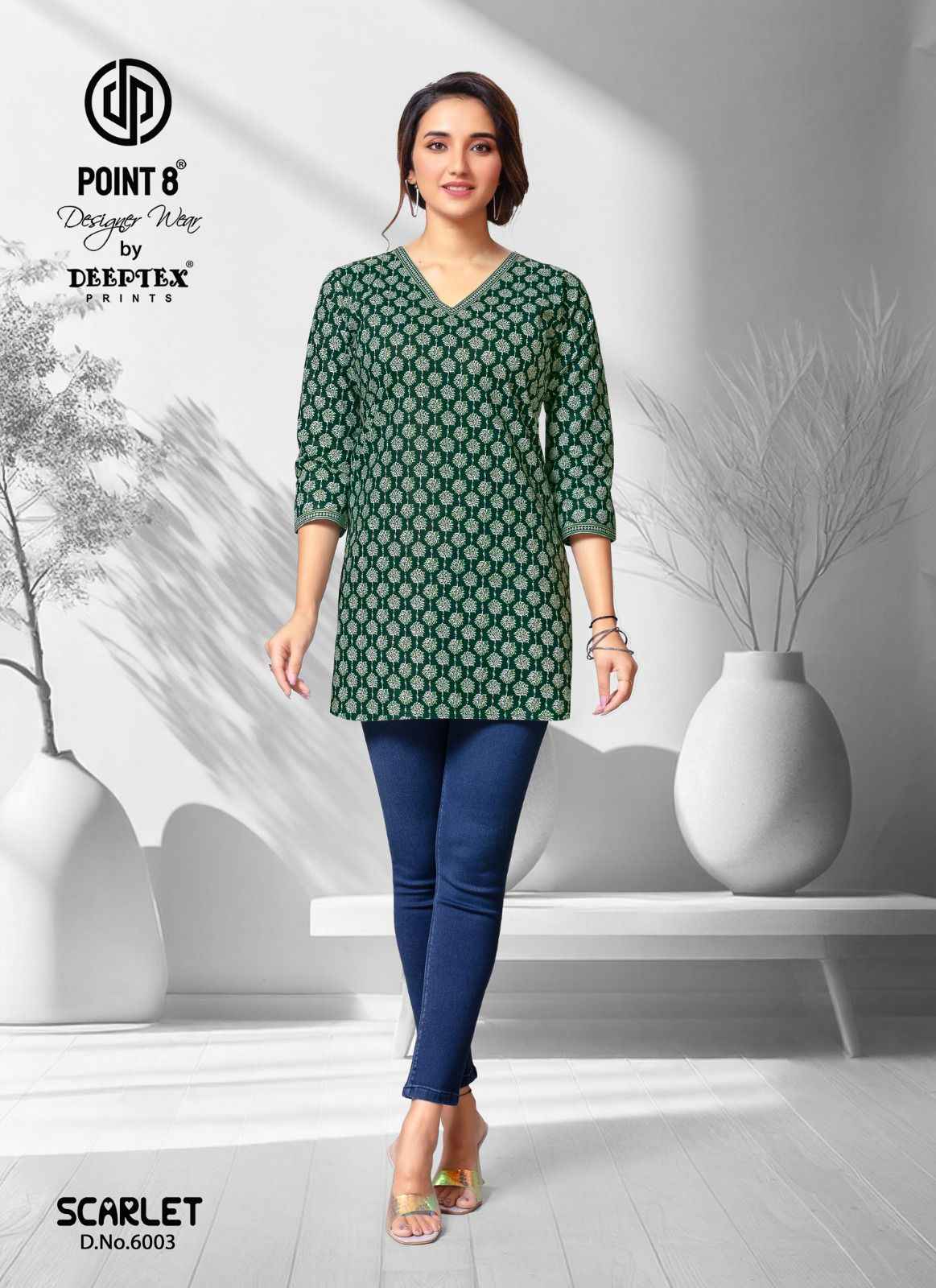 Deeptex Scarlet Vol 6 Short Cotton Tops 10 pcs Catalogue