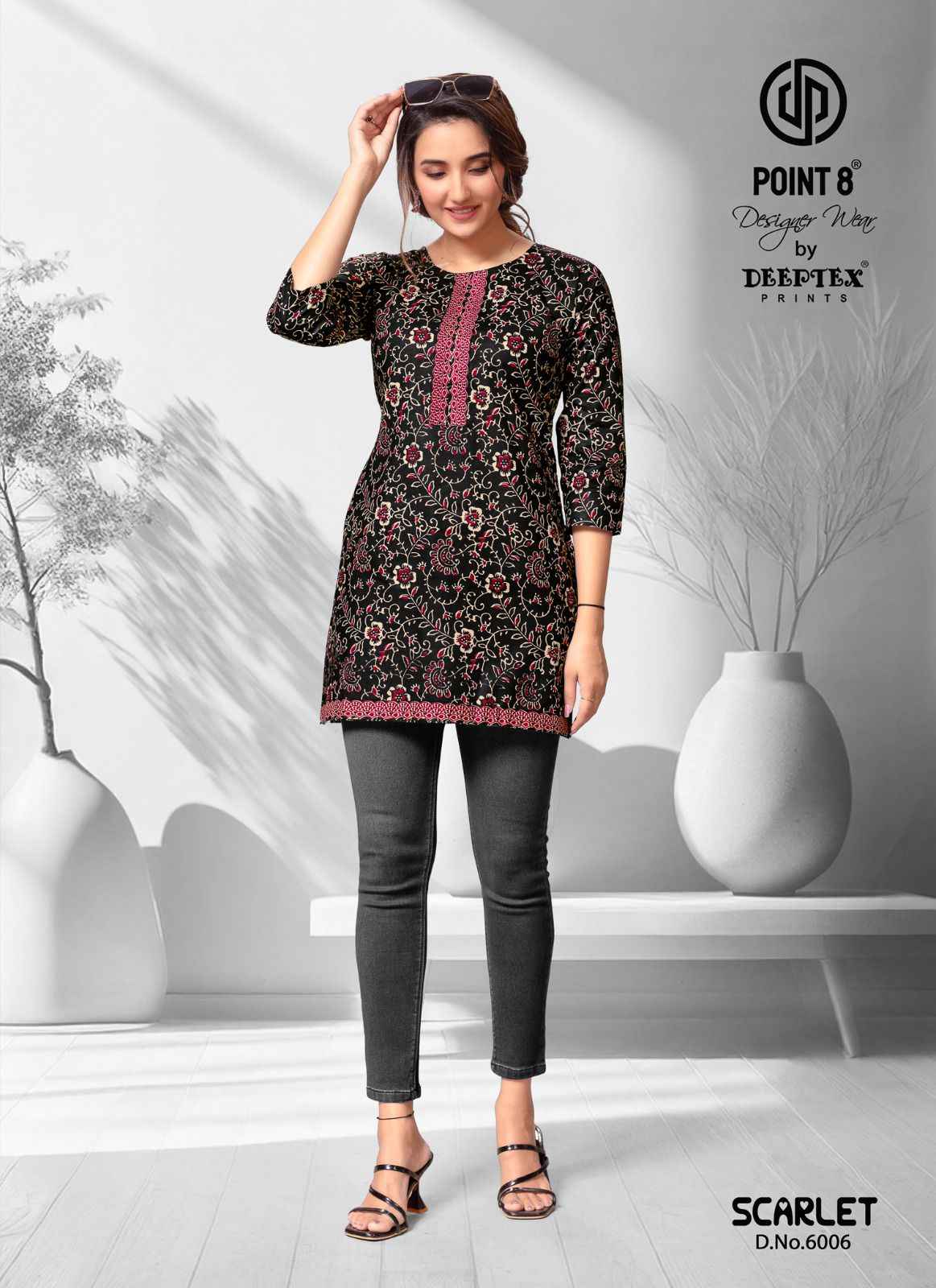Deeptex Scarlet Vol 6 Short Cotton Tops 10 pcs Catalogue