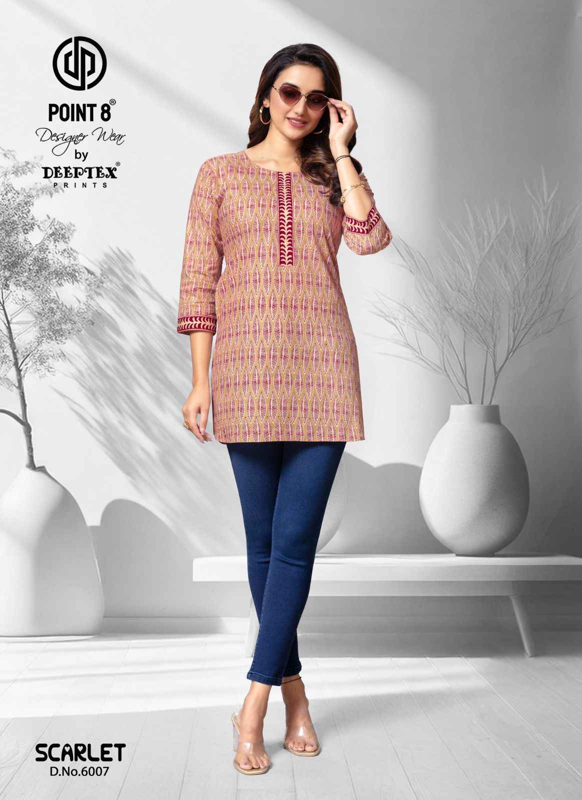Deeptex Scarlet Vol 6 Short Cotton Tops 10 pcs Catalogue