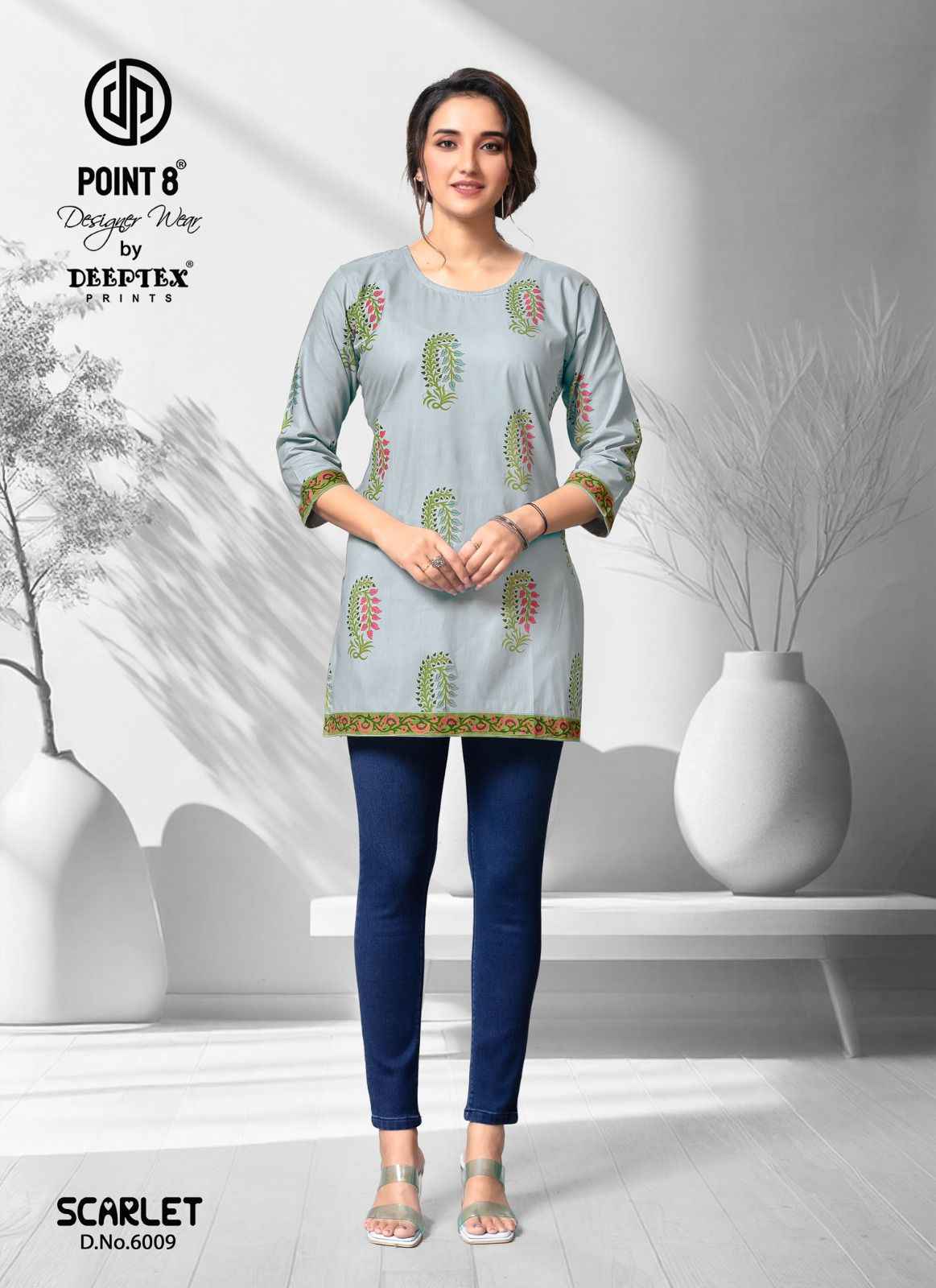 Deeptex Scarlet Vol 6 Short Cotton Tops 10 pcs Catalogue