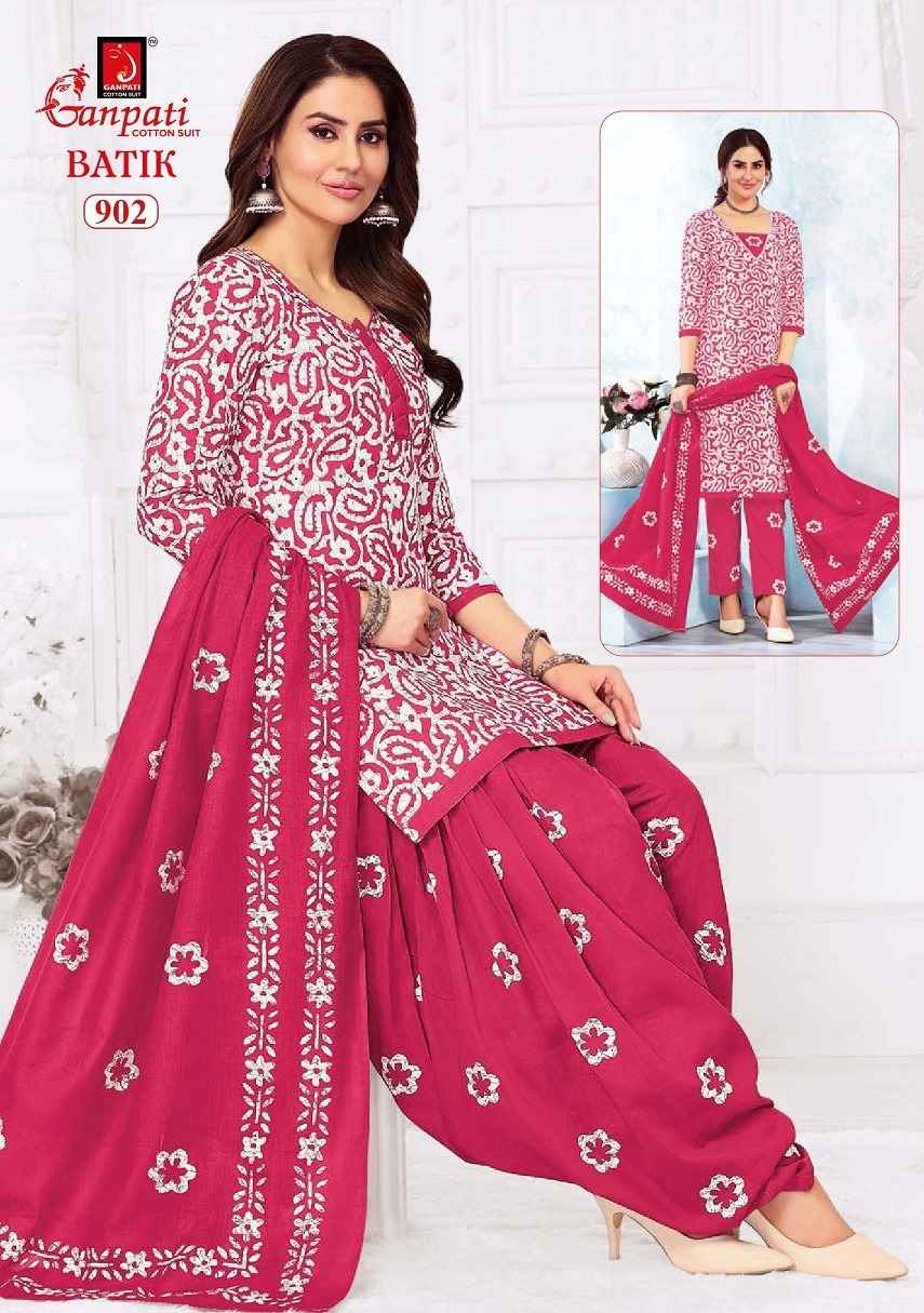 Ganpati Batik Vol 9 Cotton Dress Material 15 pcs Catalogue