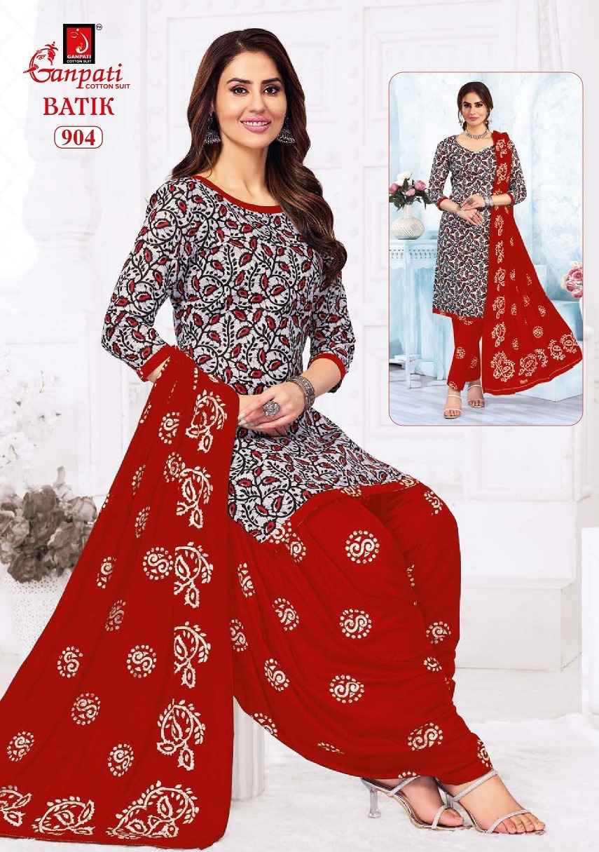 Ganpati Batik Vol 9 Cotton Dress Material 15 pcs Catalogue