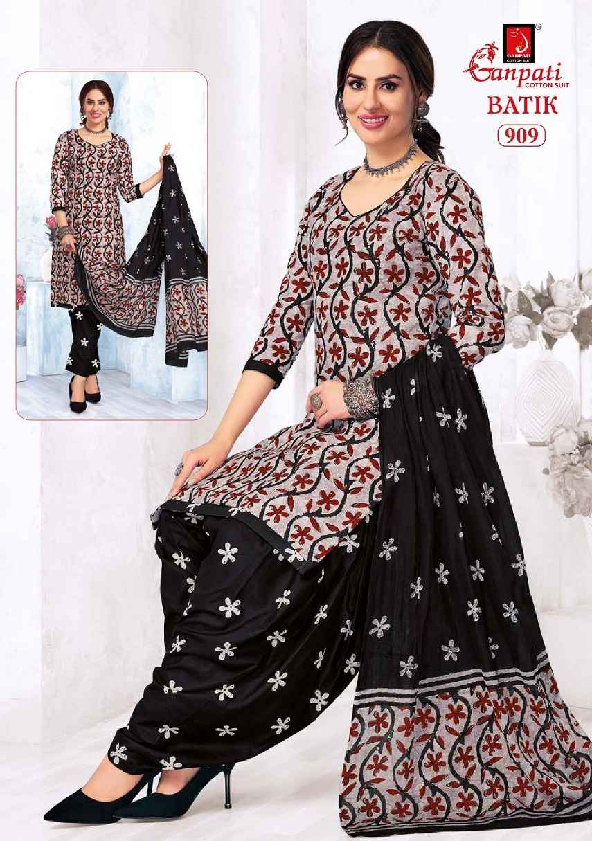 Ganpati Batik Vol 9 Cotton Dress Material 15 pcs Catalogue