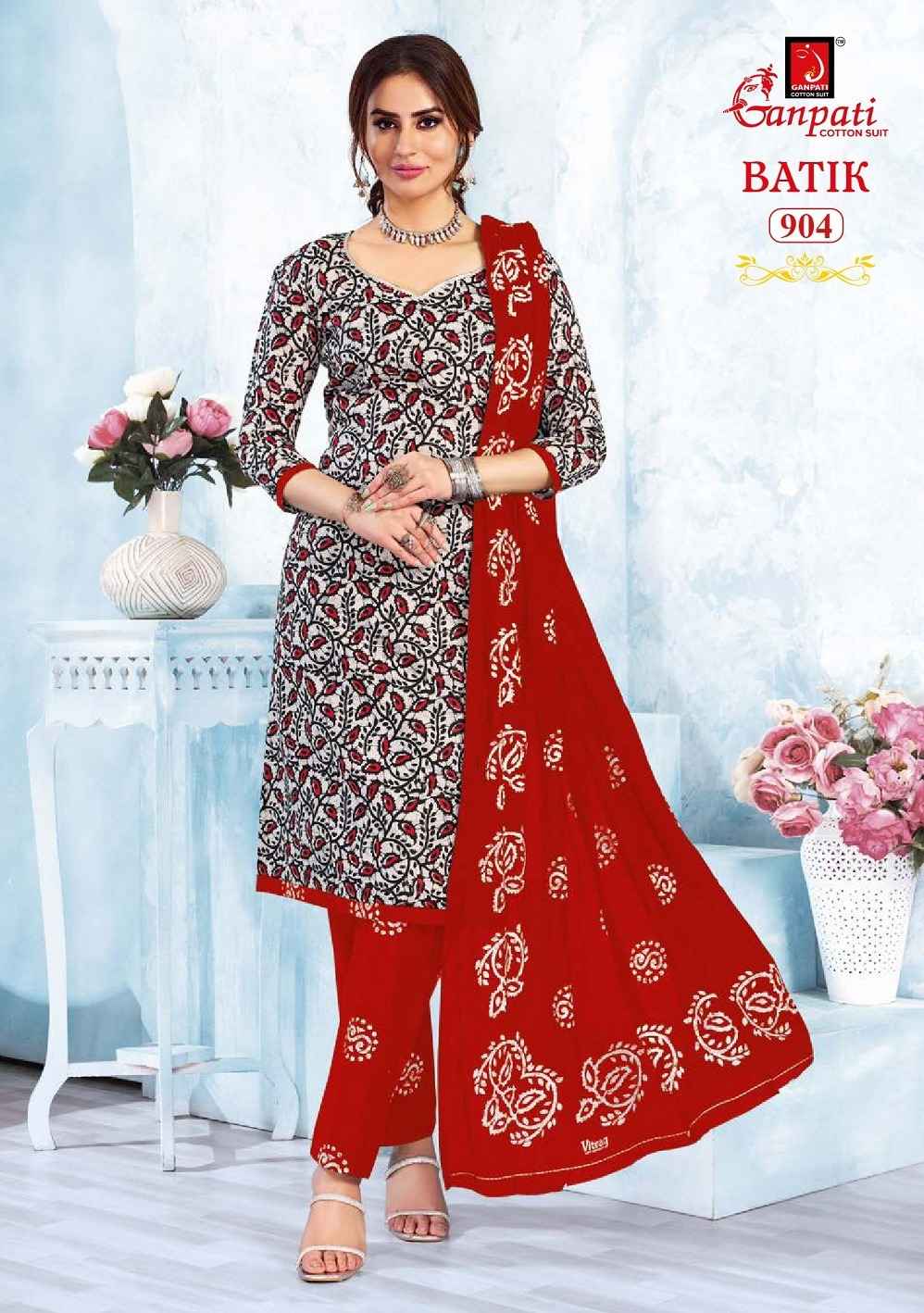 Ganpati Batik Vol 9 Readymade Cotton Dress 15 pcs Catalogue