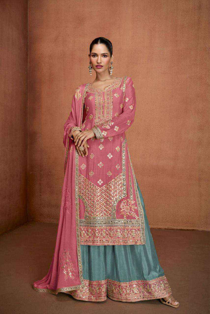 Gulkayra Designer Himani Readymade Chinon Dress Material 3 pcs Catalogue