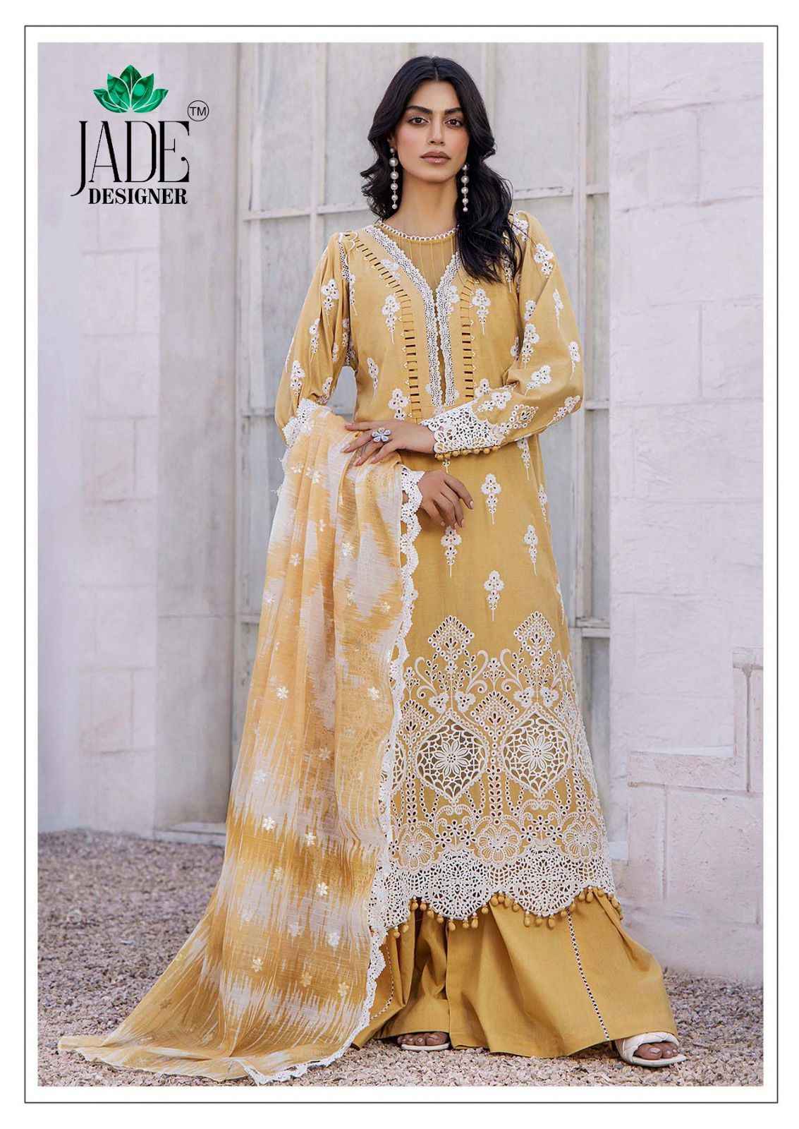 Jade Ayesha Zara Vol 1 Lawn Cotton Dress Material 6 pcs Catalogue