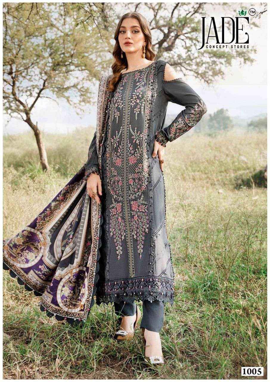 Jade Bin Saeed Heavy Luxury Vol 10 Cotton Dress Material 6 pcs Catalogue