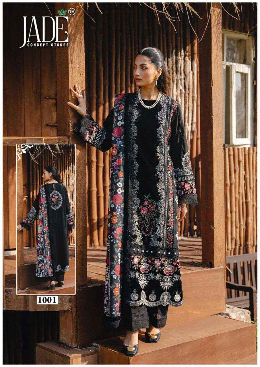 Jade Bin Saeed Heavy Luxury Vol 10 Readymade Cotton Dress 6 pcs Catalogue