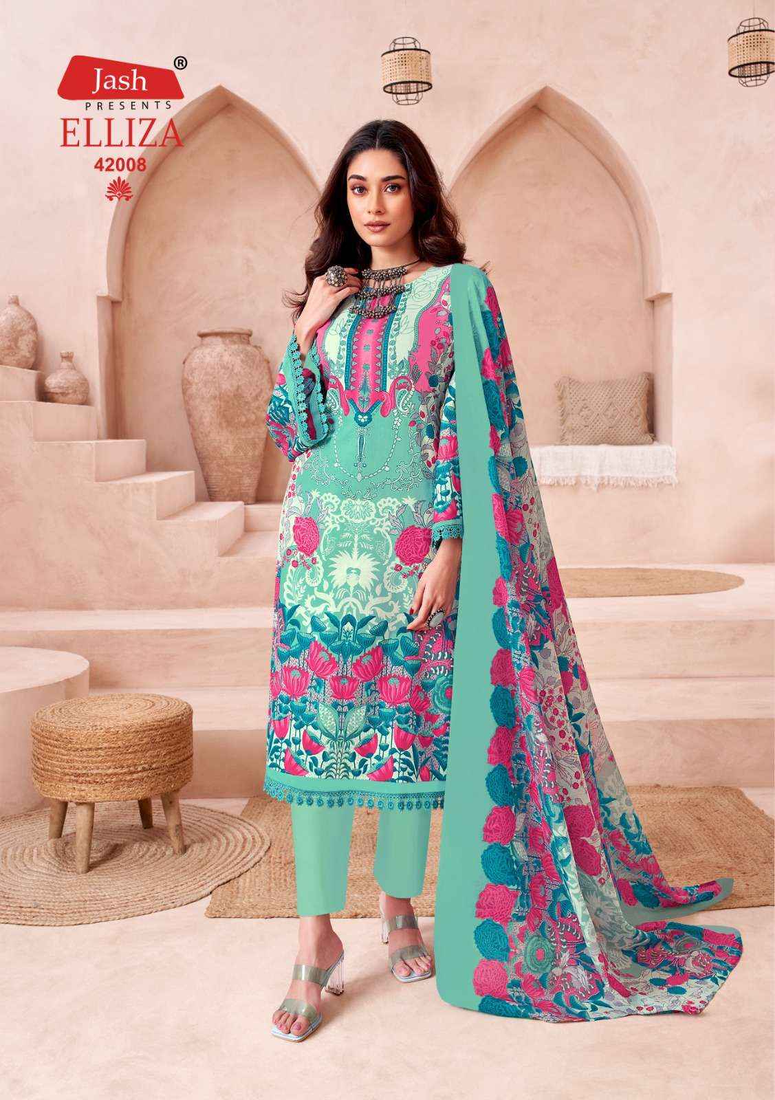 Jash Elliza Vol 42 Cotton Dress Material 10 pcs Catalogue