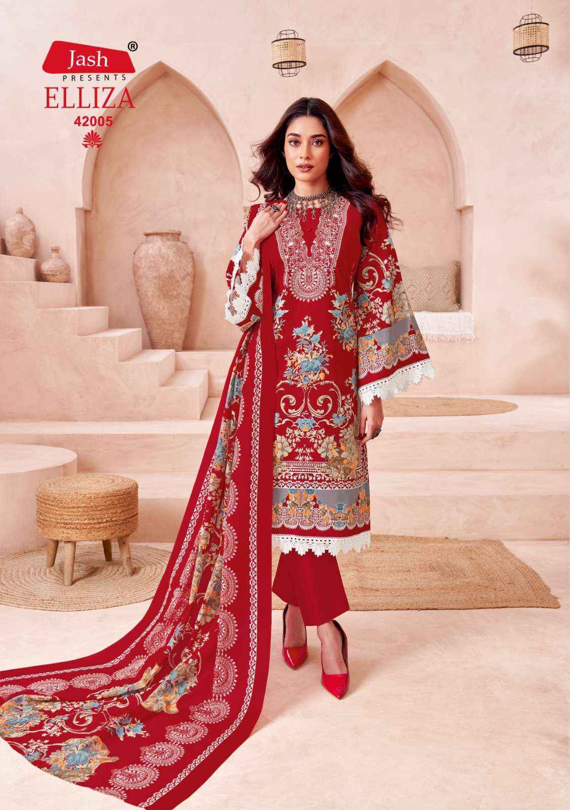 Jash Elliza Vol 42 Cotton Dress Material 10 pcs Catalogue