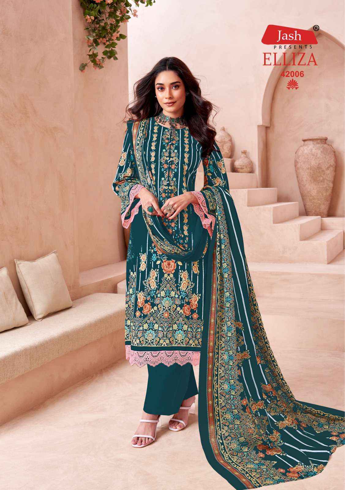 Jash Elliza Vol 42 Cotton Dress Material 10 pcs Catalogue