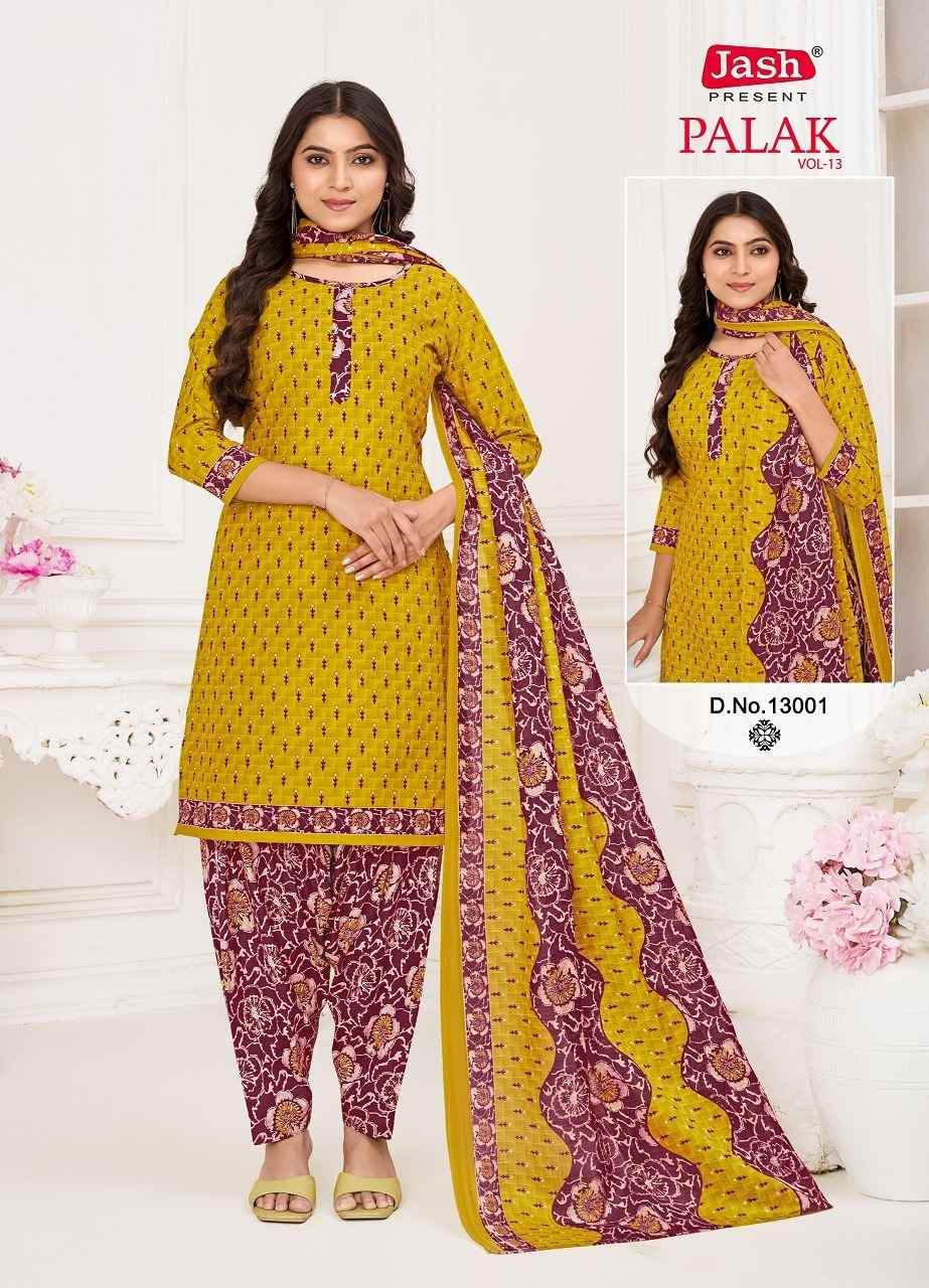 Jash Palak Vol 13 Readymade Cotton Dress 10 pcs Catalogue