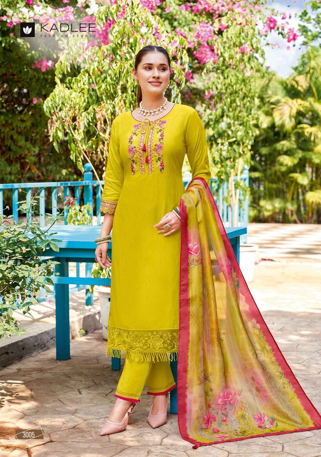 Kadlee Chunari Rayon Kurti Combo 5 pcs Catalogue