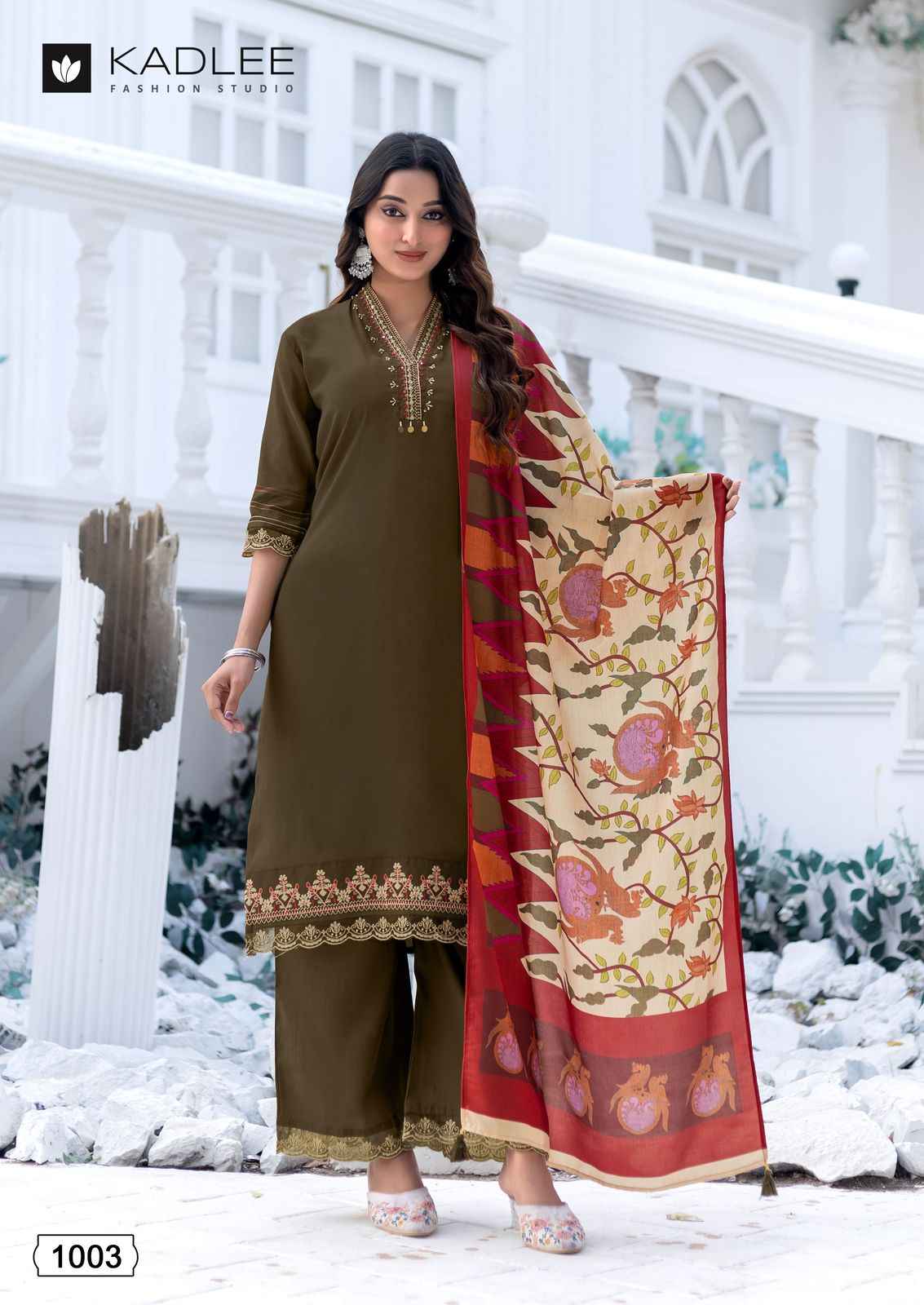 Kadlee Evergreen Viscouse Silk Kurti Combo 6 pcs Catalogue