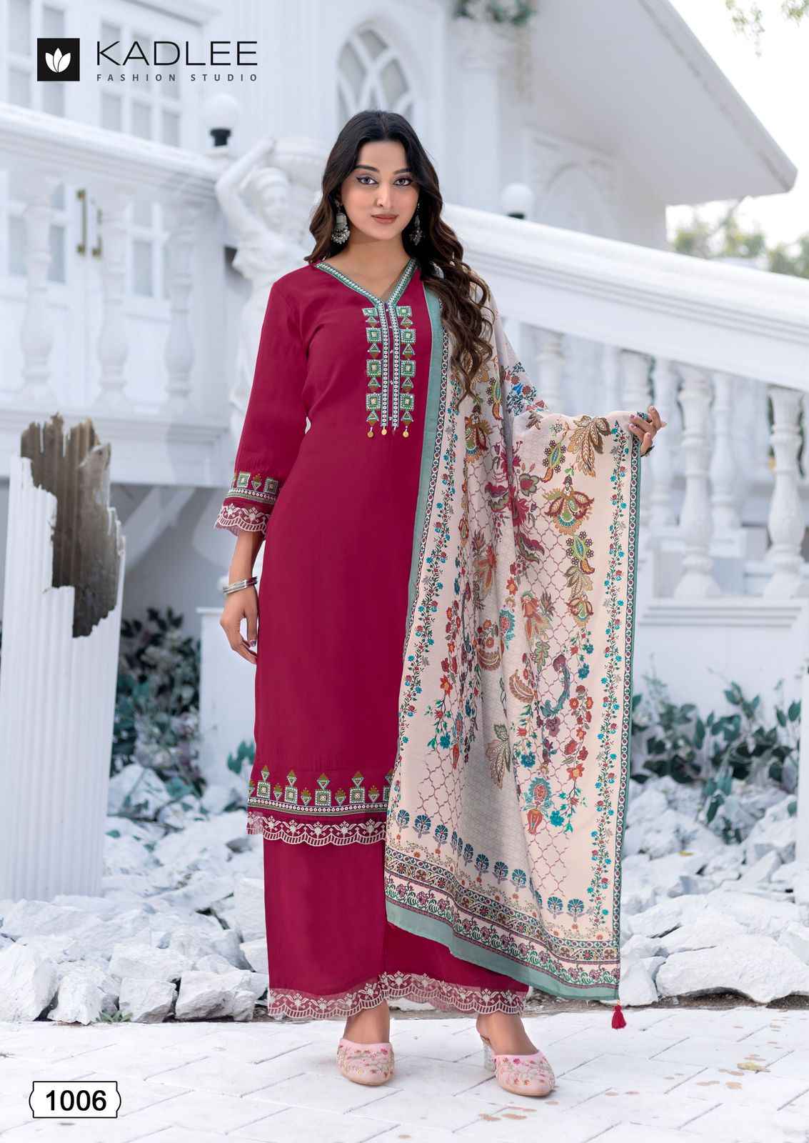 Kadlee Evergreen Viscouse Silk Kurti Combo 6 pcs Catalogue