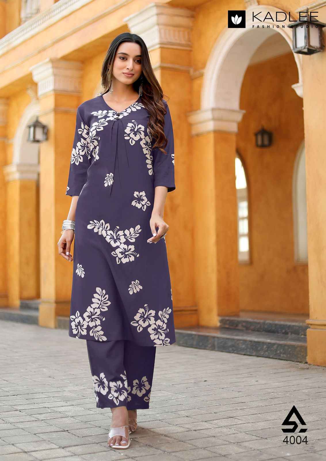 Kadlee Heer Rayon Kurti With Bottom 6 pcs Catalogue