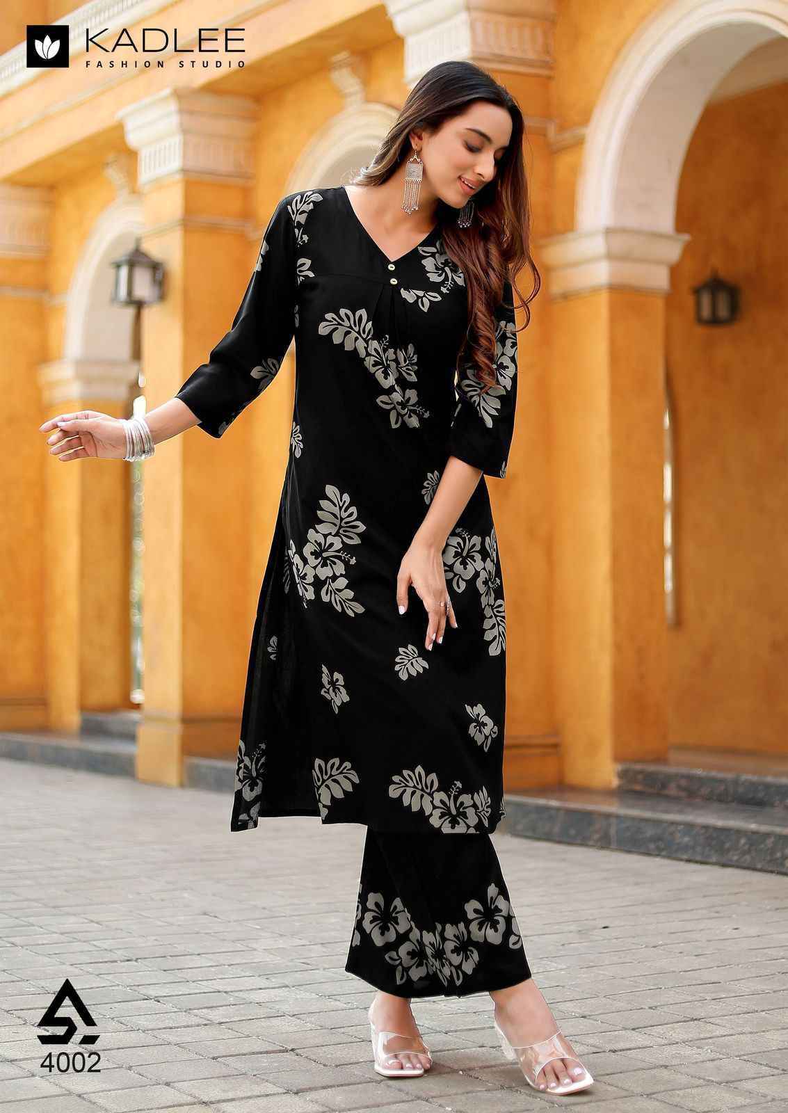 Kadlee Heer Rayon Kurti With Bottom 6 pcs Catalogue