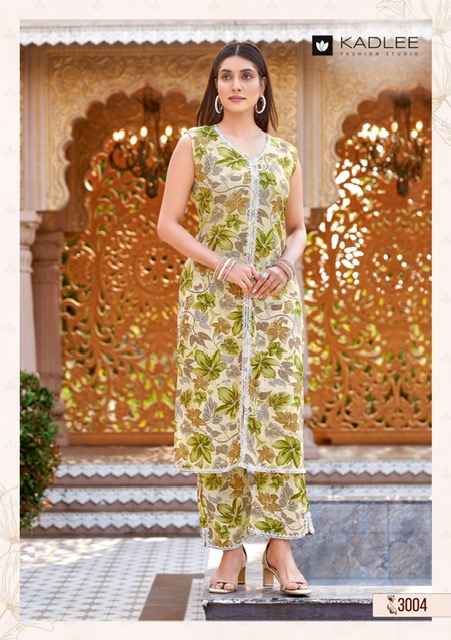 Kadlee Saavi Rayon Kurti With Bottom 6 pcs Catalogue