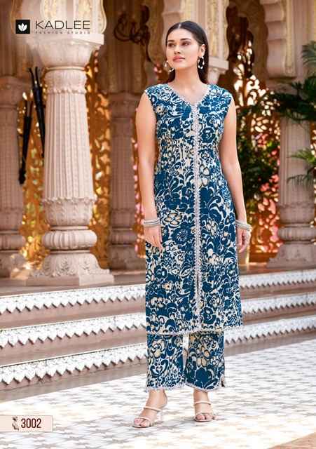Kadlee Saavi Rayon Kurti With Bottom 6 pcs Catalogue