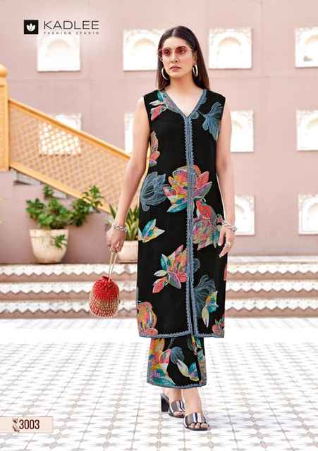 Kadlee Saavi Rayon Kurti With Bottom 6 pcs Catalogue
