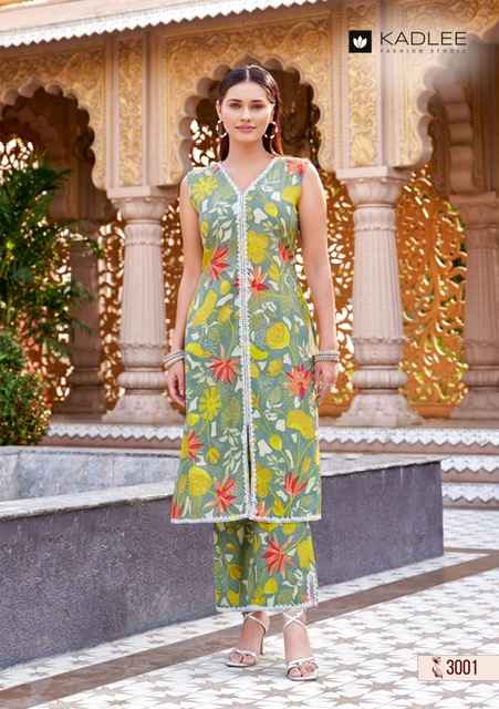 Kadlee Saavi Rayon Kurti With Bottom 6 pcs Catalogue