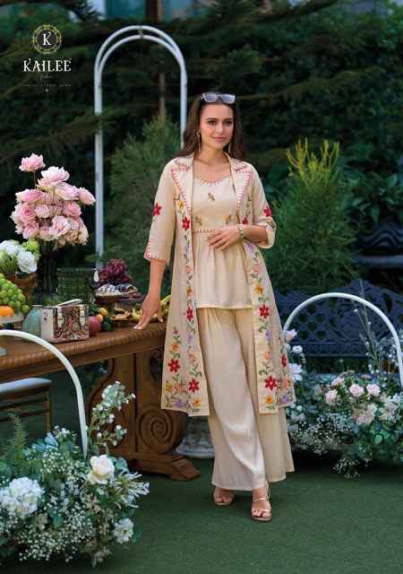 Kailee Fashion Bloom Viscouse Kurti Combo 4 pcs Catalogue