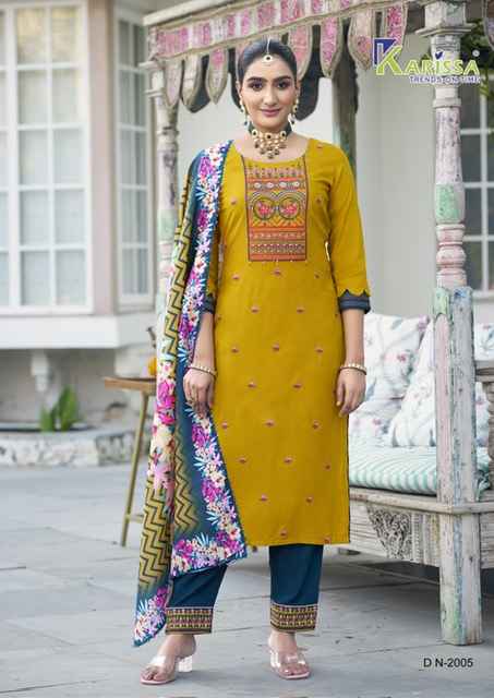 Karissa Latika Vol 2 Rayon Kurti Combo 6 pcs Catalogue