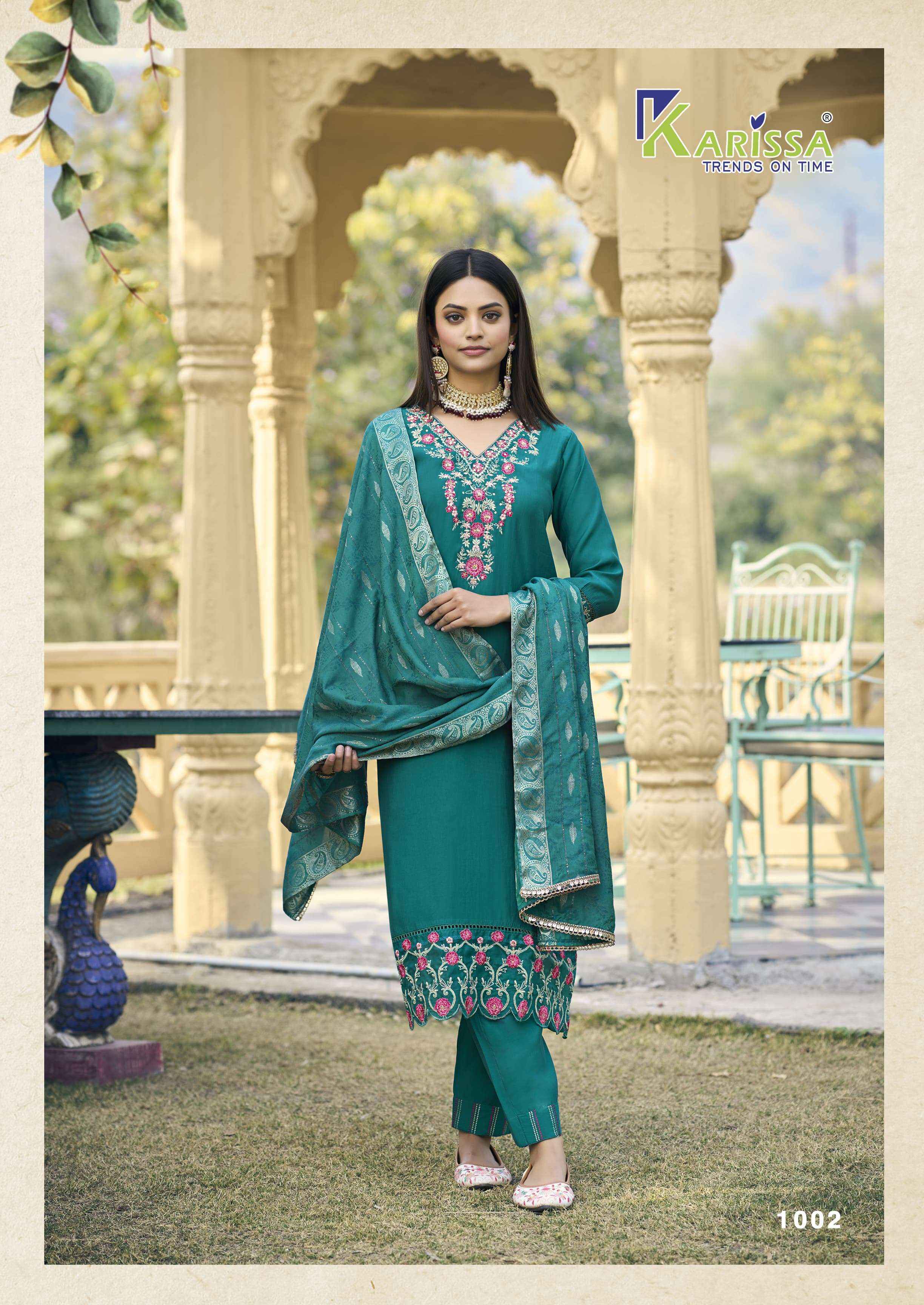 Karissa Razia Viscouse Silk Kurti Combo 4 pcs Catalogue