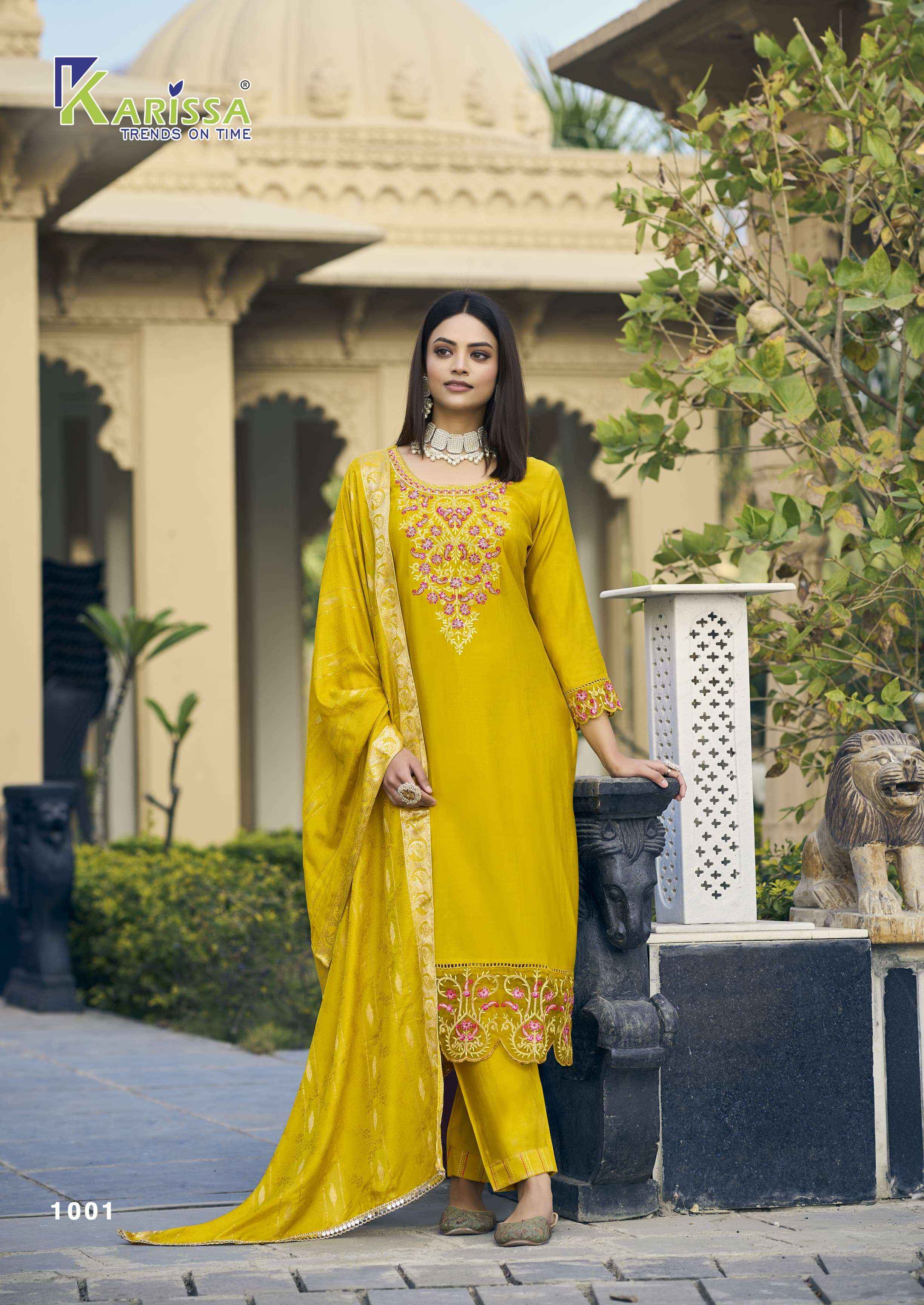 Karissa Razia Viscouse Silk Kurti Combo 4 pcs Catalogue