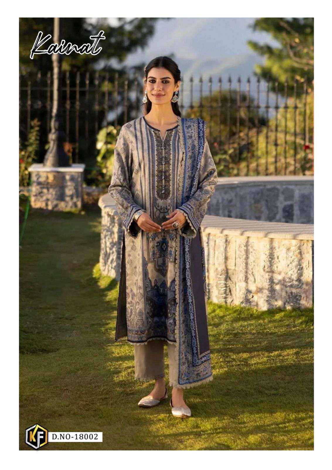 Keval Fab Kainat Vol 18 Readymade Lawn Cotton Dress Material 6 pcs Catalogue