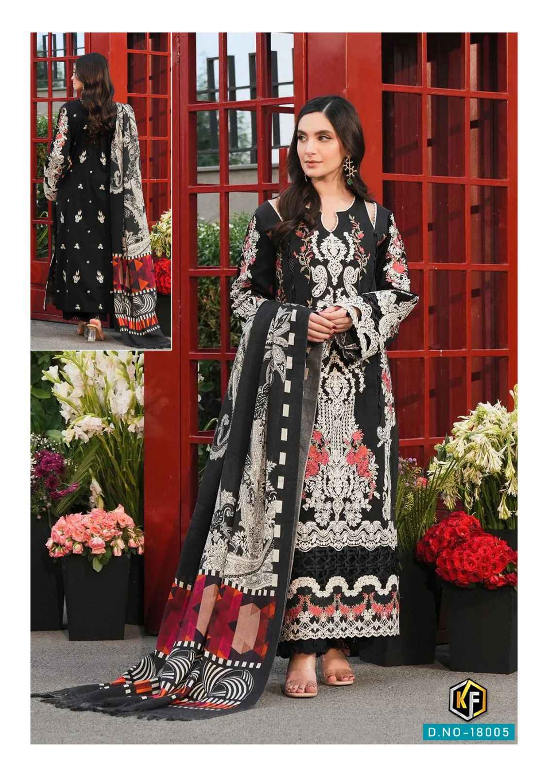 Keval Fab Sobia Nazir Vol 18 Cotton Dress Material 6 pcs Cataloge