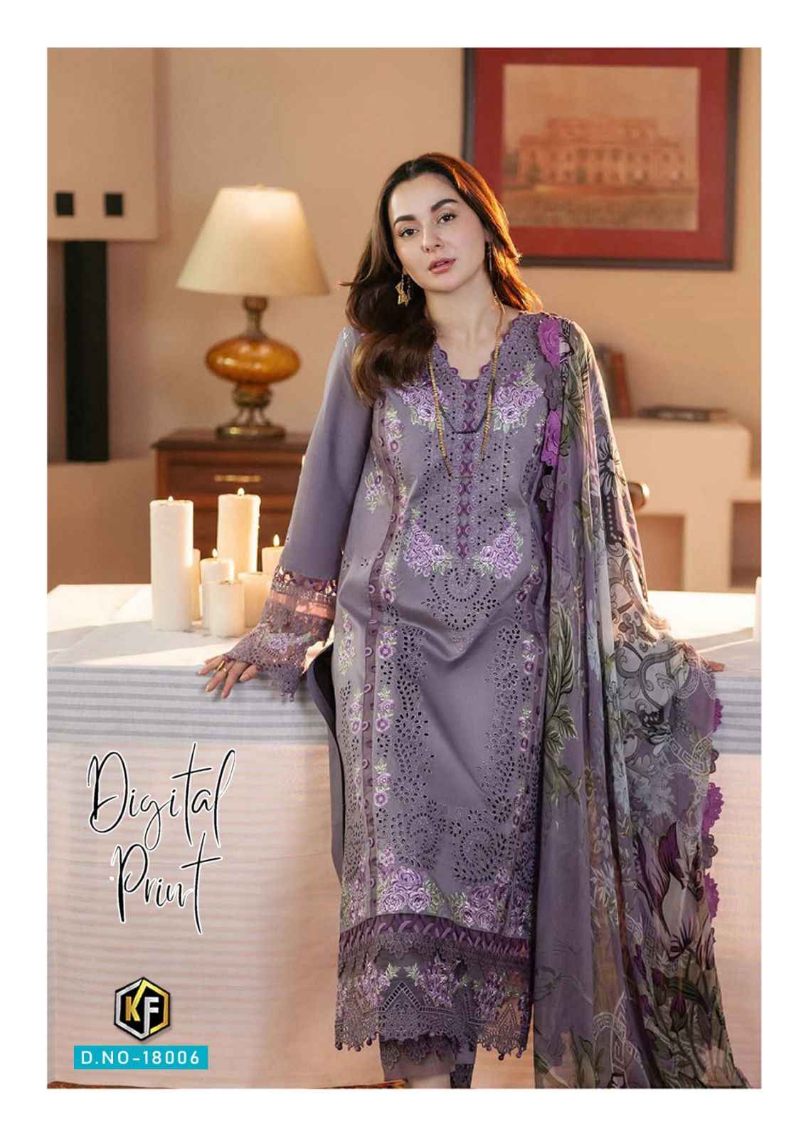 Keval Fab Sobia Nazir Vol 18 Cotton Dress Material 6 pcs Cataloge