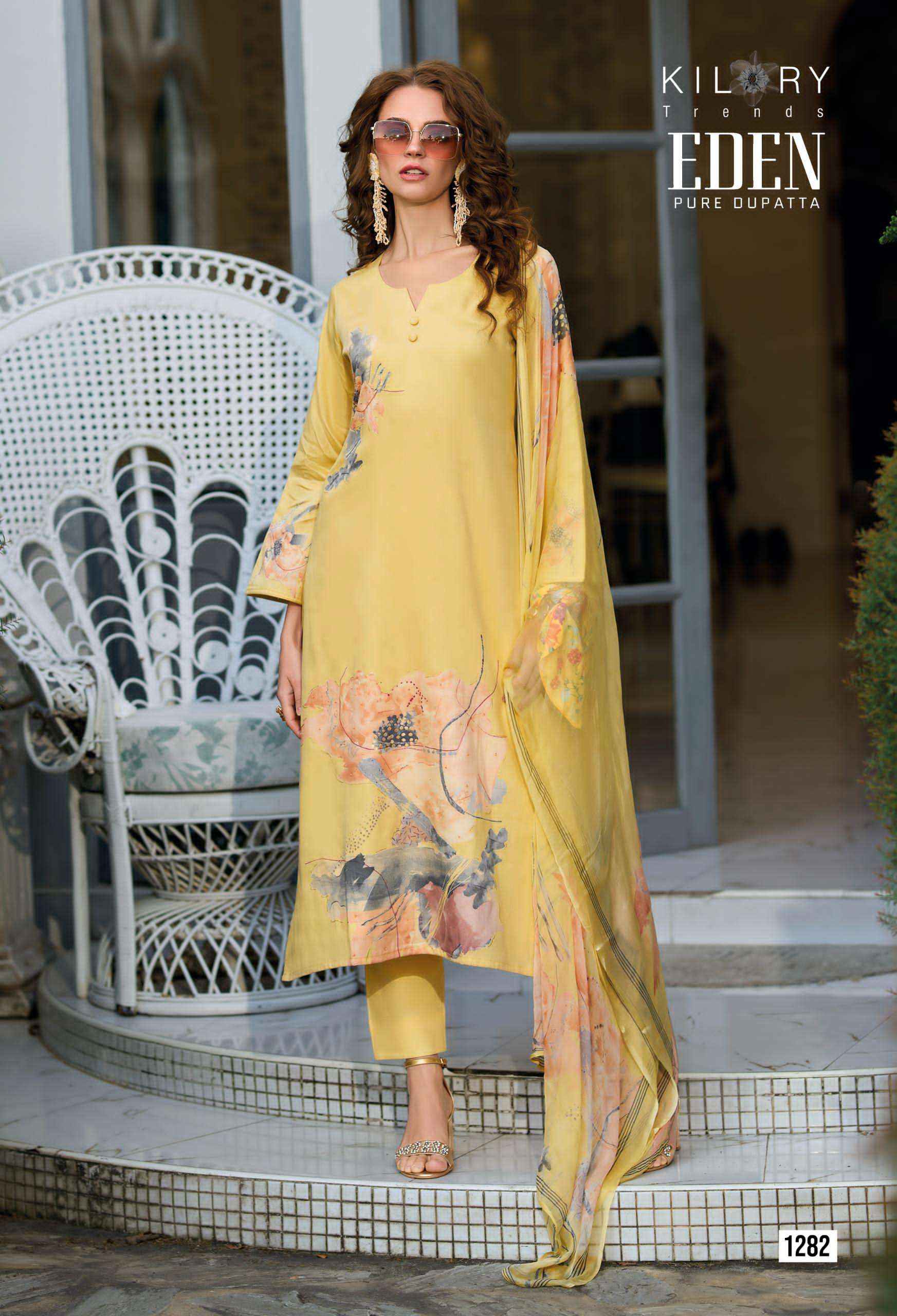 Kilory Trends Eden Jam Cotton Dress Material 4 pcs Catalogue