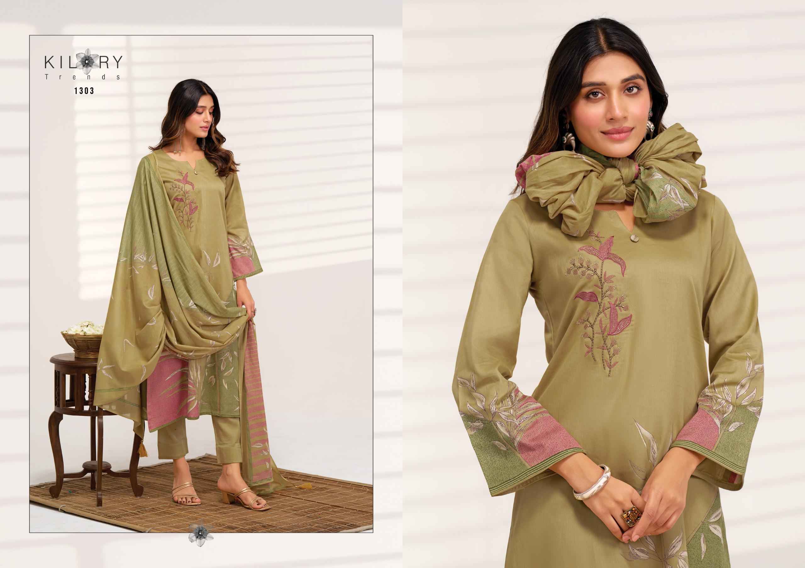 Kilory Trends Ruhani Jam Cotton Dress Material 4 pcs Catalogue