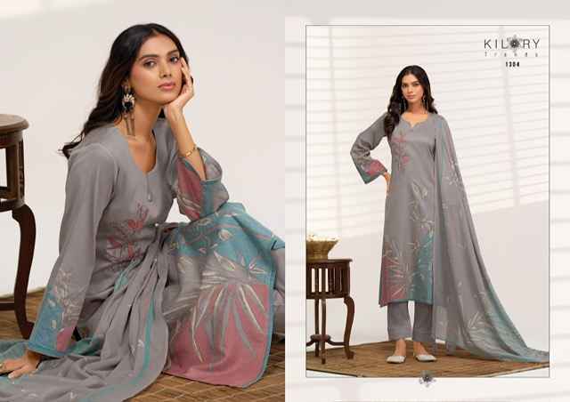 Kilory Trends Ruhani Jam Cotton Dress Material 4 pcs Catalogue