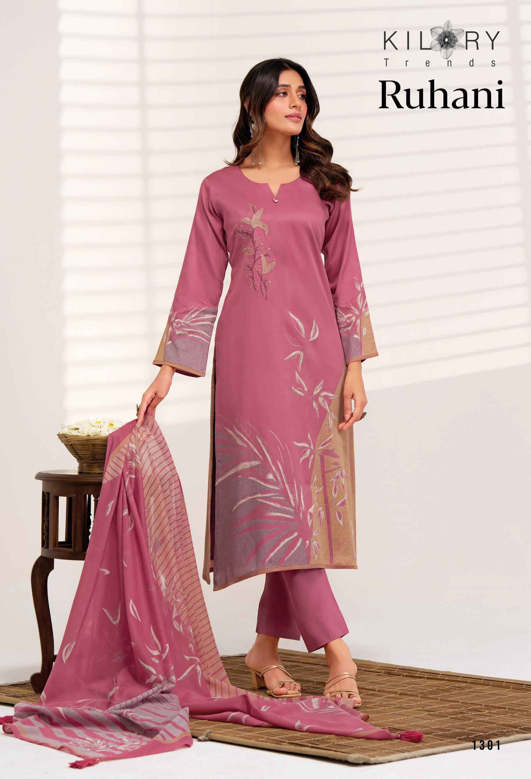 Kilory Trends Ruhani Jam Cotton Dress Material 4 pcs Catalogue